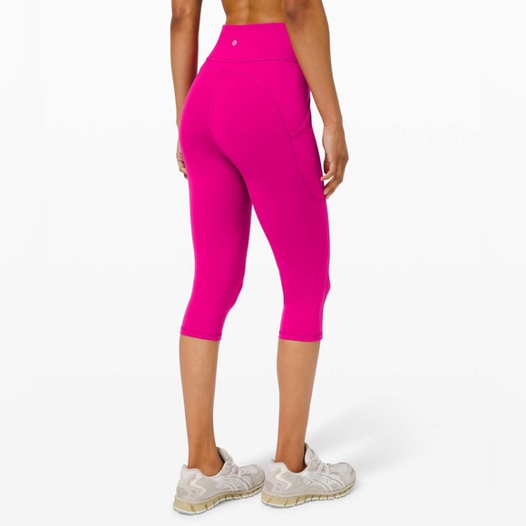 lululemon athletica Pants - Lululemon Invigorate High-Rise Crop 17" Ripened Raspberry
